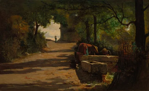 Adolphe Appian, Well at the Side of a Road