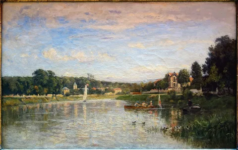 Stanislas Lépine, View of Brie-sur-Marne