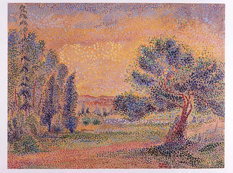 Hippolyte Petitjean, Landscape in Mâcon