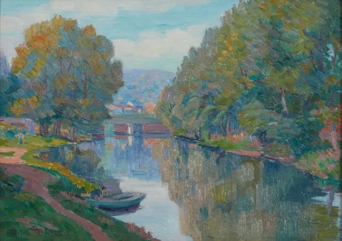 Hippolyte Petitjean, Bank Of The Oise