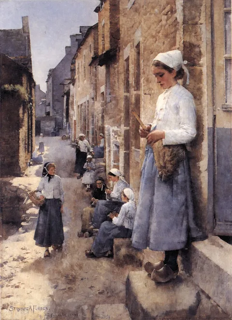 Stanhope Forbes, A Street in Brittany