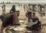 Stanhope Forbes, A Fish Sale on a Cornish Beach