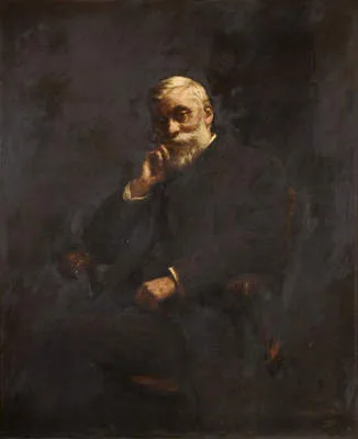 Stanhope Forbes, Portrait Of Alderman G J Johnson (1826-1912)