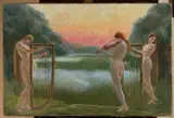 Wacław Szymanowski, Three nymphs at the lake - the concert