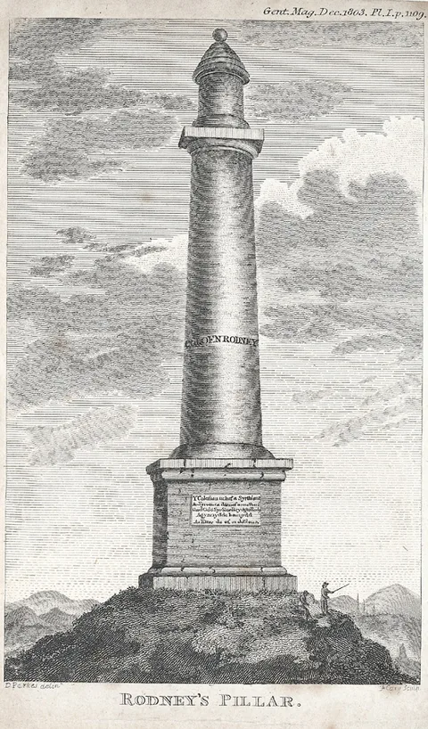 John Cary, Rodney's Pillar