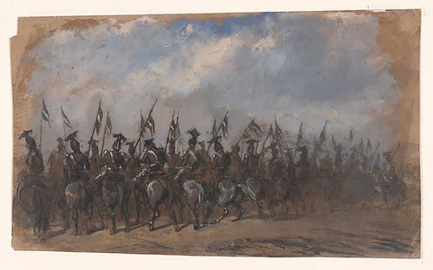 Auguste Raffet, Squadron of Lancers