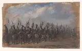 Auguste Raffet, Squadron of Lancers