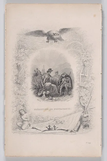 Auguste Raffet, Prediction of Nostradamus, from "The Songs of Béranger"