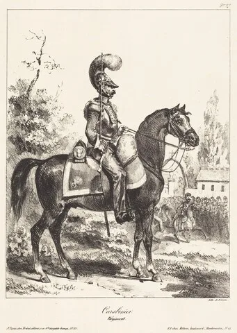 Auguste Raffet, Carabinier