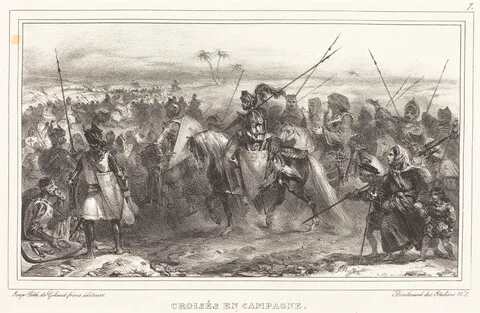 Auguste Raffet, Croisés en Campagne
