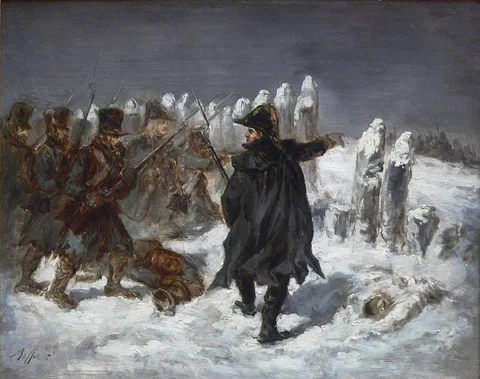 Auguste Raffet, Marshal Ney at the Kowno redoubt