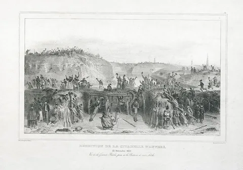Auguste Raffet, Overgave van de citadel van Antwerpen op 23 december 1832