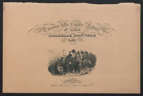 Auguste Raffet, Een groep soldaten