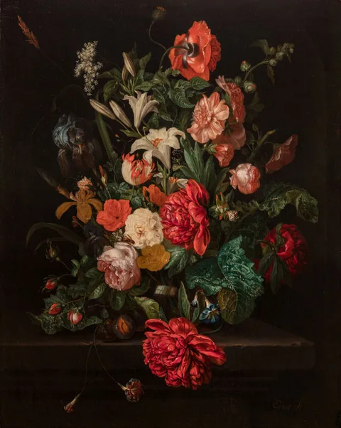 Ernst Stuven, Vase of Flowers