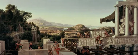 August Ahlborn, View into the Heyday of Greece