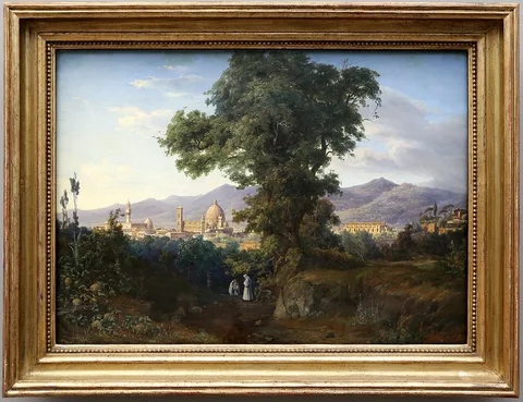 August Ahlborn, View of Florenz