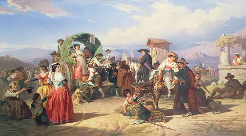 Robert Alexander Hillingford, Peasants of the Campagna
