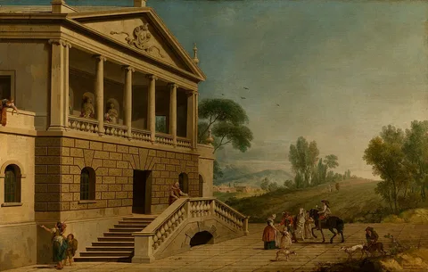 Antonio Visentini, View of the Pavilion or Bagnio at Eastbury