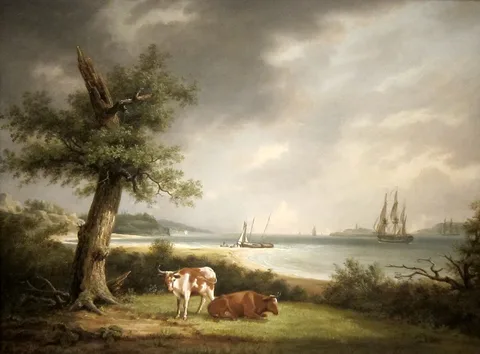 Thomas Birch, The Narrows, New York Bay