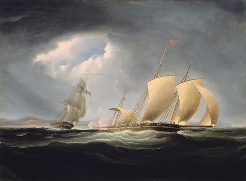 Thomas Birch, Capture of the Tripoli by the Enterprise