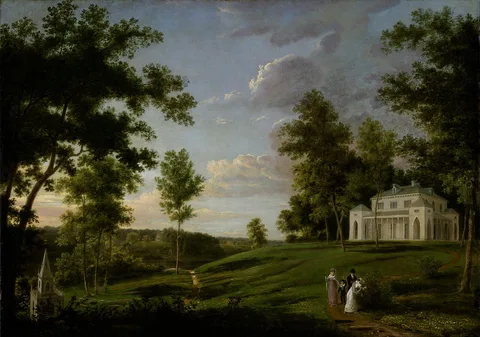 Thomas Birch, Southeast View of "Sedgeley Park," the Country Seat of James Cowles Fisher, Esq.