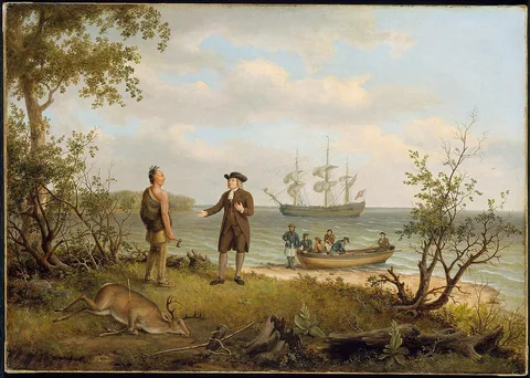 Thomas Birch, The Landing of William Penn