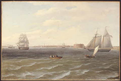 Thomas Birch, New York Harbor