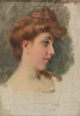 Federico Andreotti, Profile Portrait of a Lady