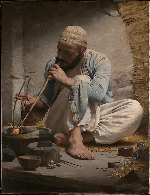 Charles Sprague Pearce, The Arab Jeweler