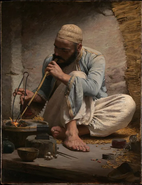 Charles Sprague Pearce, The Arab Jeweler