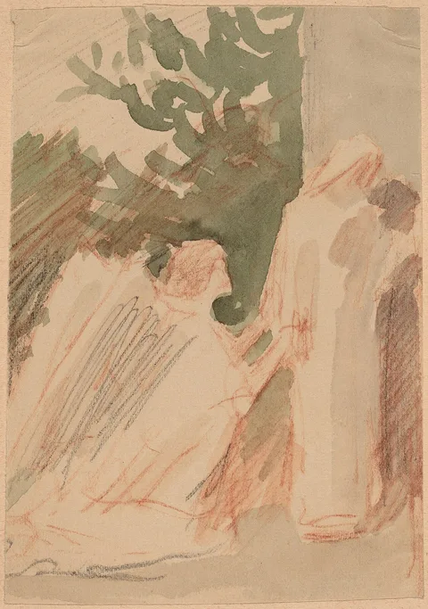 Charles Sprague Pearce, Study for a Panel
