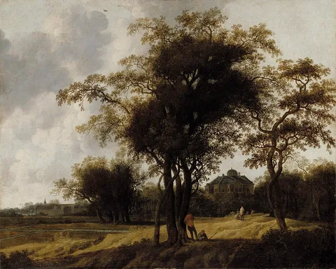 Anthonie van Croos, The Park of the Palace of Huis ten Bosch