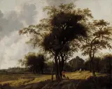 Anthonie van Croos, The Park of the Palace of Huis ten Bosch