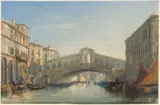 William James Müller, The Rialto Bridge, Venice
