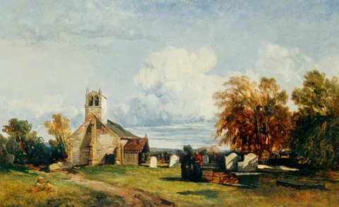 William James Müller, Gillingham Churchyard, Kent