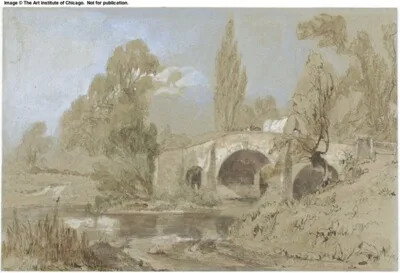 William James Müller, Gypsy Caravan on Bridge