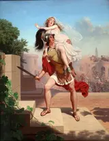 Charles Christian Nahl, The Rape Of The Sabines: The Abduction.