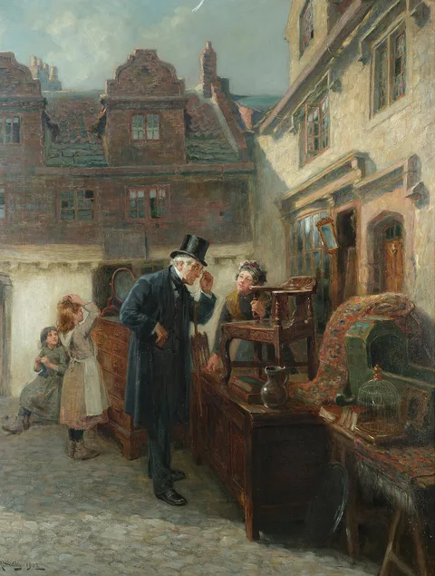 Ralph Hedley, Real antique.