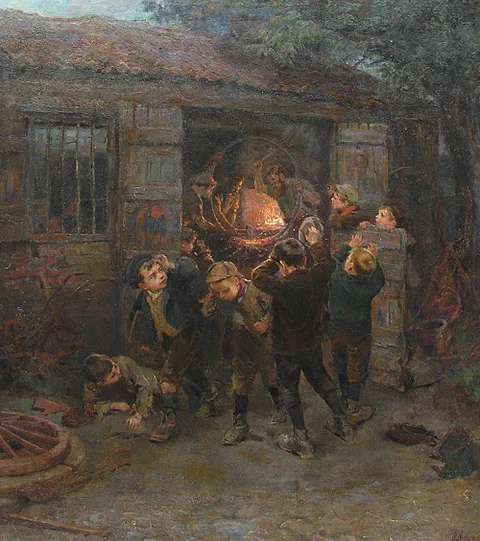 Ralph Hedley, The Forge.
