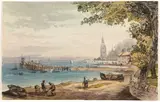 Sir Charles D'Oyly, 7th Baronet, View from the Hotel Swanaze, India