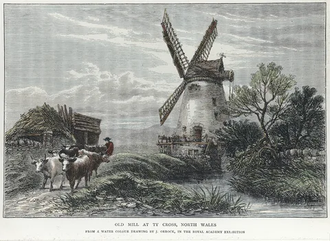 James Orrock, Old mill at Ty Cross, north Wales