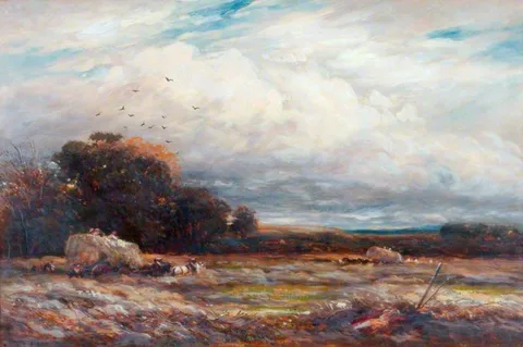 James Orrock, A Hayfield in Surrey