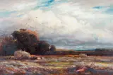 James Orrock, A Hayfield in Surrey