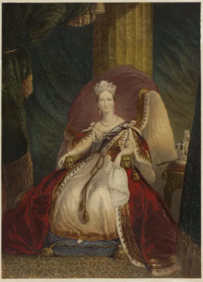 George Baxter, Victoria, Queen of Great Britain, India, etc., also called The Large Queen
