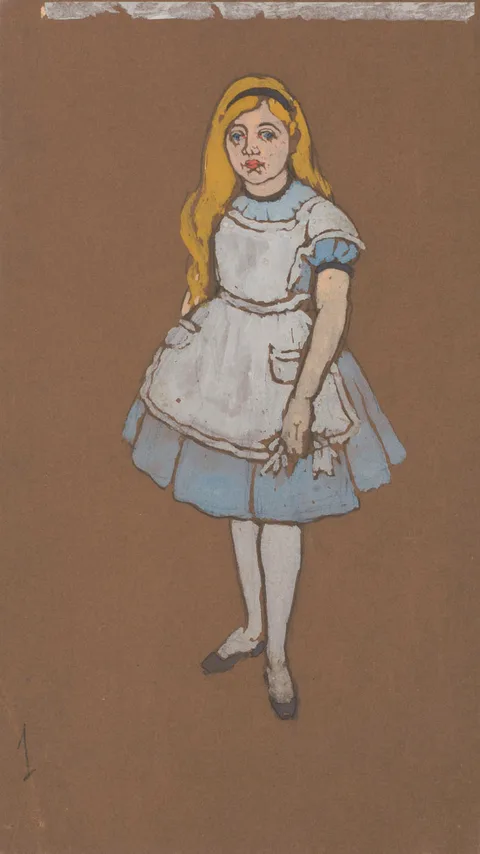 William Penhallow Henderson, Alice (costume design for Alice-in-Wonderland, 1915)