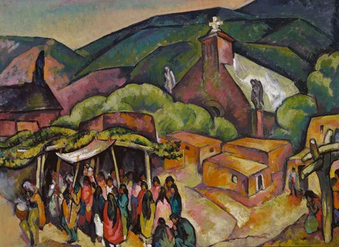 William Penhallow Henderson, Feast Day: San Juan Pueblo