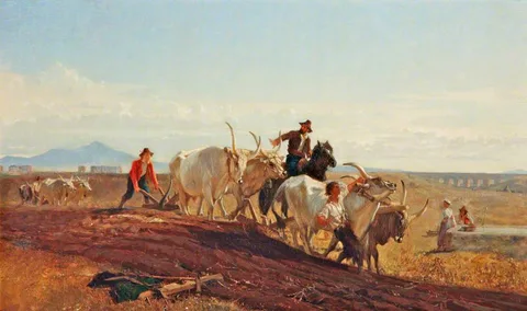 George Heming Mason, Ploughing in the Campagna