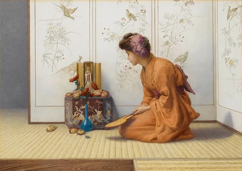 Henry Ryland, An offering of flowers
