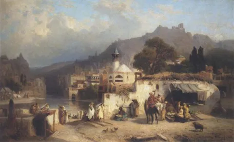 Paul Franken, View of Tiflis.