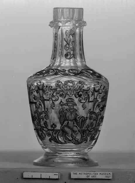 Ignaz Preissler, Strapwork and rinceaux with Chinoiserie figures